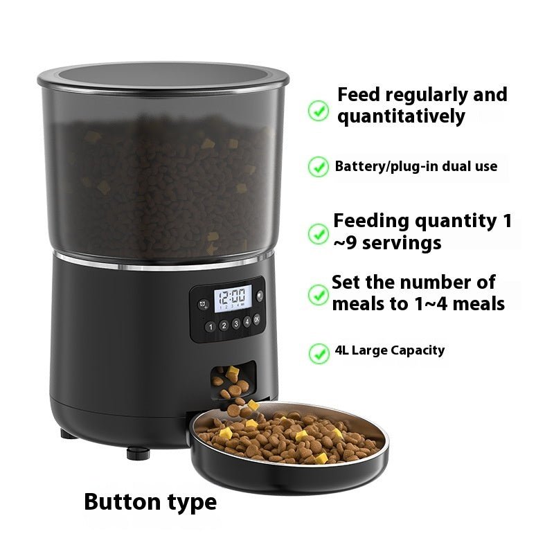 Automatic Pet Feeder 4L – Easy App Feeding Solution - Faroq's Pet Boutique