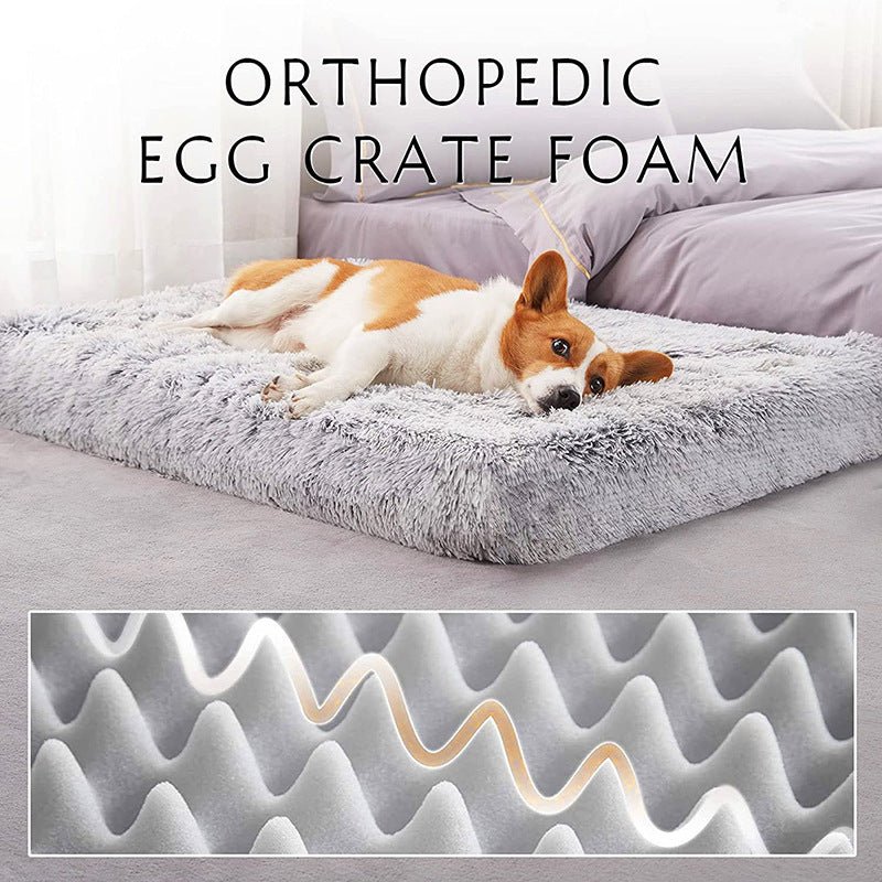 Orthopedic Plush Dog Bed – Deep Sleep Memory Foam - Faroq's Pet Boutique